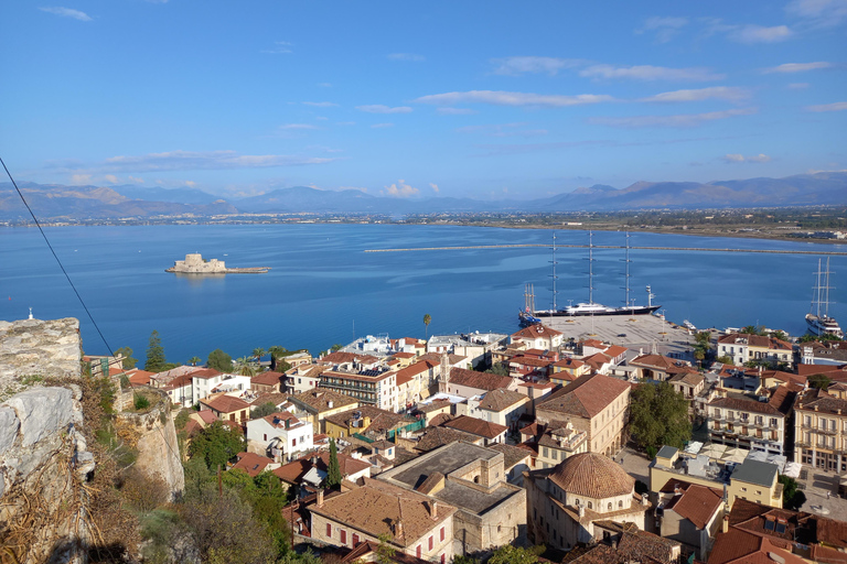 Corinth Canal Cruise, Epidaurus, and Nafplio Private Tour Canal views and photo stop, Mycenae, Epidaurus and Nafplio