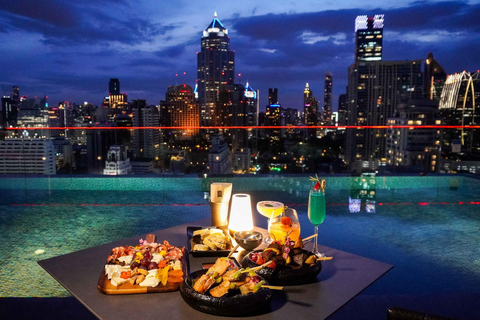 Bangkok: RedSquare Rooftop Bar at Novotel Sukhumvit 4 2 Dishes, Free-Flow Beer, and Non-Alcoholic Drinks