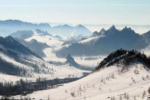 &quot;3 dagen winterse magie in Centraal-Mongolië&quot;.Winterreis in Mongolië