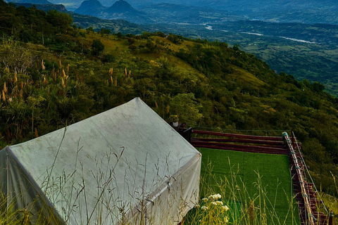 Medellín: Horseback Riding, Glamping, & Finca 360° view Stay