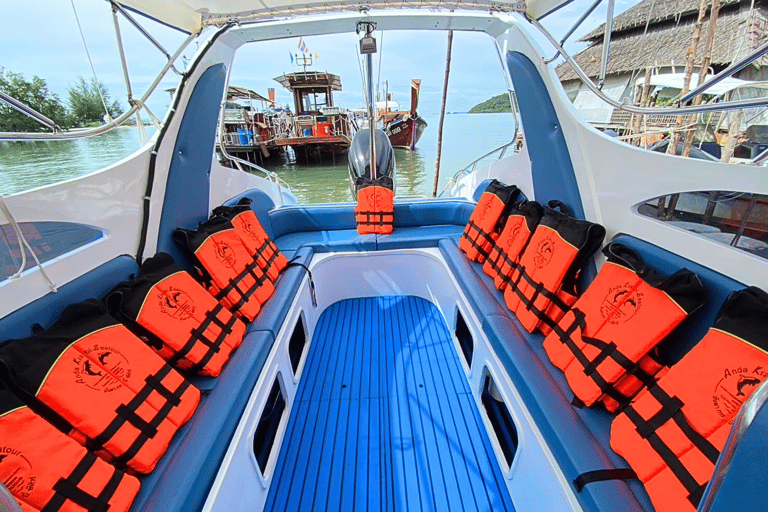 Krabi: 7 Islands Sunset Hopping Cruise with BBQ & Plankton Private Longtail Boat Tour