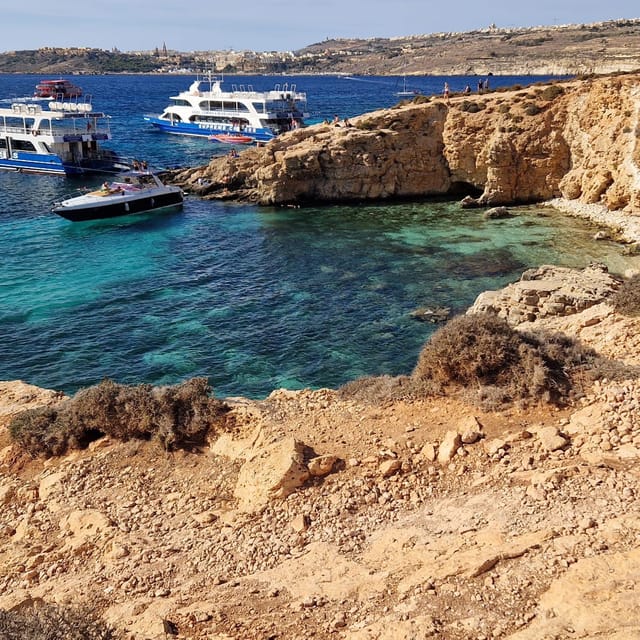 Gozo Mellieha: Semi-private Comino & Blue Lagoon Boat Tour 