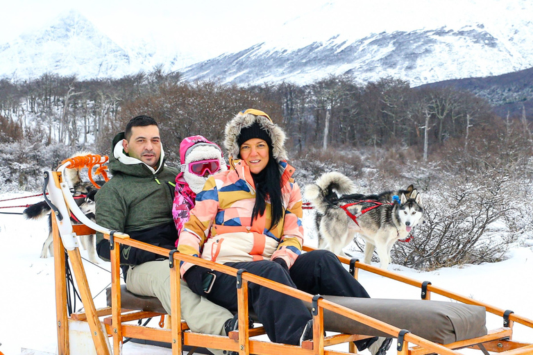 Ushuaia: Snow Park with Sled and Snowmobile Ushuaia: Winter Park with Sledding and Snowmobiling