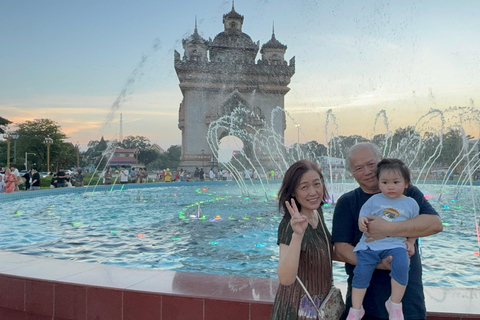 Vientiane: Private City Tour by EV TukTuk with Guide