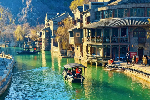 Beijing: Great Wall & Gubei Water Town Day to Night Tour Private Group Gubei Water Town & Simatai Great Wall Day Trip