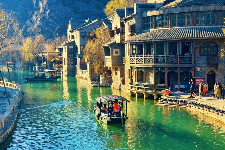 Beijing: Great Wall & Gubei Water Town Day to Night Tour Private Group Gubei Water Town & Simatai Great Wall Day Trip
