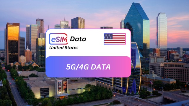 Visit Dallas/Fort Worth International Airport USA esim Data Plan in The Colony