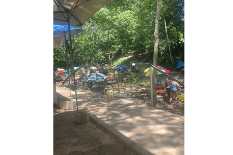 Rafting en el Río Bambú y Masaje en los Pies de Piedra Caliza