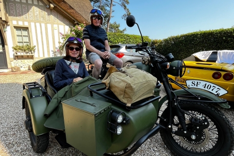 Honfleur: Private geführte Tour mit einem alten Beiwagen