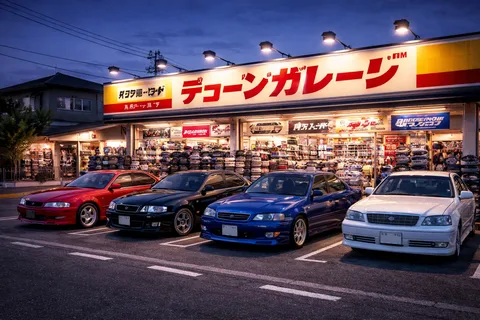 Daikoku Parking Car Meet & JDM Tokyo Drift Night Cruise Tour