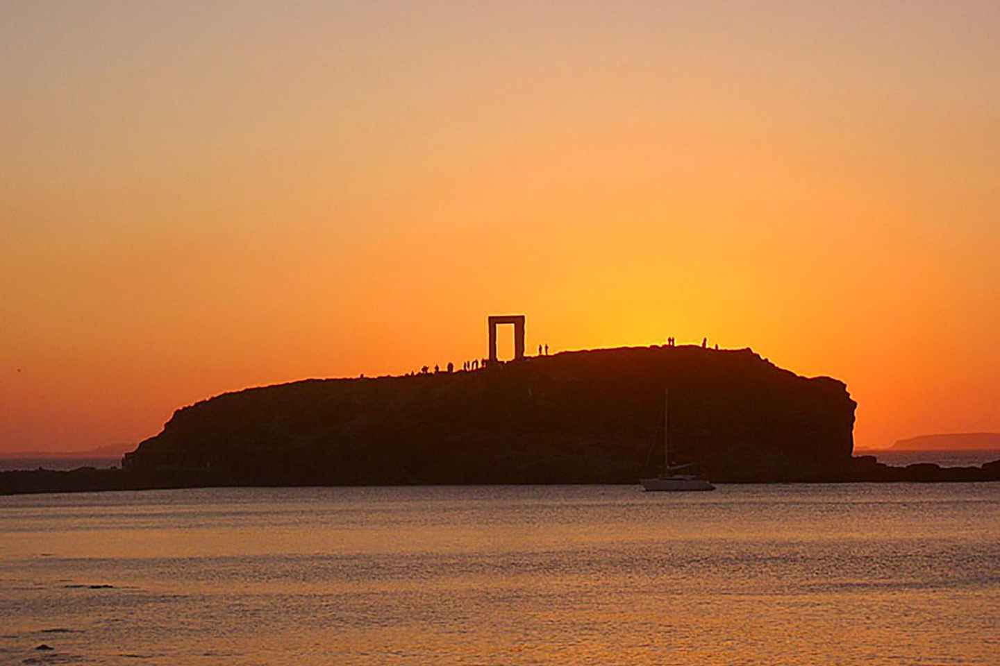 Sunset cruise from Naxos Island