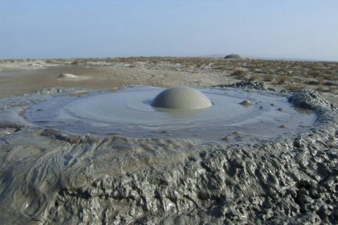 From Baku: Gobustan, Mud Volcanoes, and Fire Temple Tour Group T without pick-up & drop-off