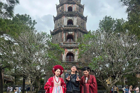 Hue City Tour: Imperial City, Dragon Boat, Royal Tombs Tours Half day Morning Tour with Entry Tickets without Lunch