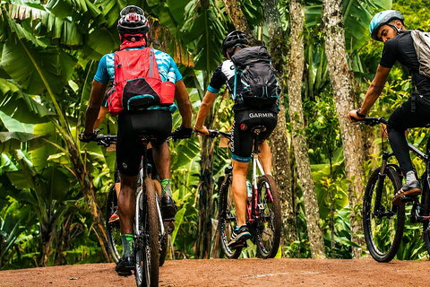 From Moshi: Guided Bike Tour with Kilimanjaro Views