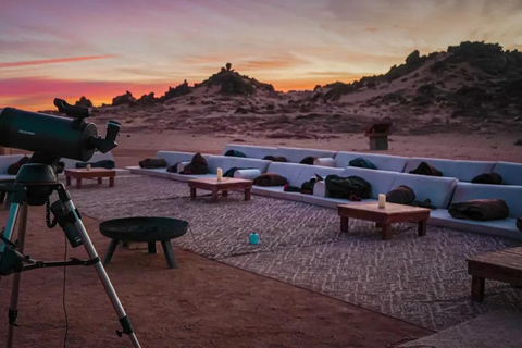 AlUla: Stargazing dinner at the Al-Gharamil Reserve Tour Individual experience (one person)
