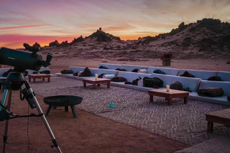 AlUla: Stargazing dinner at the Al-Gharamil Reserve Tour Individual experience (one person)