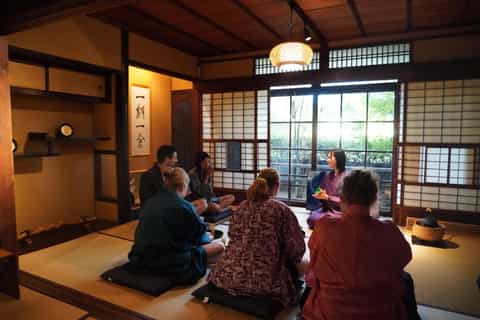 Authentic Tea Ceremony and Calligraphy in Kyoto with River View - Image 3