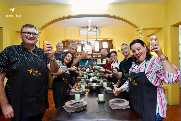 Hanoi Cooking Class: Pho/Bun Cha/Nem + Free Egg/ Salt Coffee