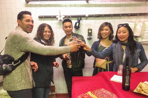 روما جولة الطعام في شارع تراستيفيري وجزيرة التيبر عند الغروب