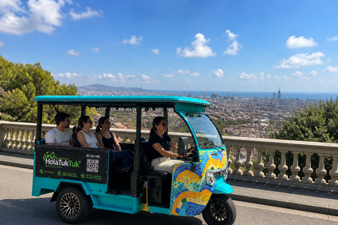 Barcelona: Private Electric Tuk Tuk Sightseeing Tour with Local Driver-Guide Barcelona: 3-Hour Private E-Tuk-Tuk Tour with a Local Guide