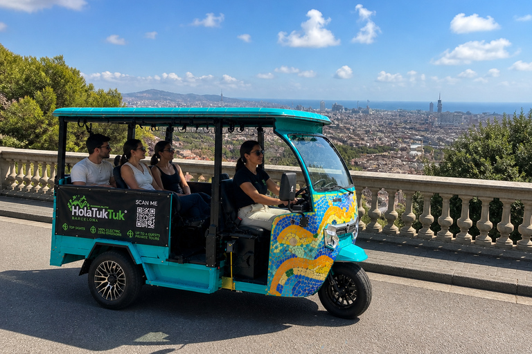 Barcelona: Private Electric Tuk Tuk Sightseeing Tour with Local Driver-Guide Barcelona: 3-Hour Private E-Tuk-Tuk Tour with a Local Guide