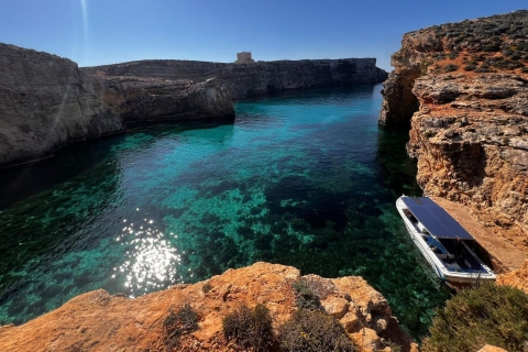 Vanuit Mellieħa: Cruise van een halve dag met blauwe en kristallen lagunes