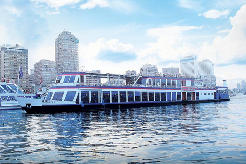 Cairo: Opal Nile Romantic Dinner Cruise & Live Entertainment Excluding Transfer (Pickup & Drop-off)
