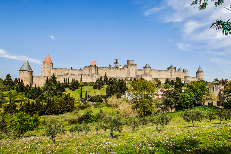 Carcasona: entrada al castillo y murallas