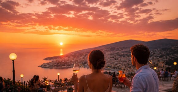 Saranda: Blue Eye & Lekuresi Castle Sunset with driver