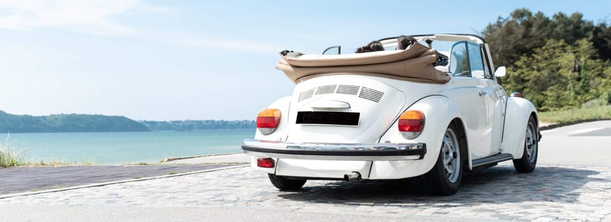 Bretagne, Saint-Malo : balade en Volkswagen Beetle