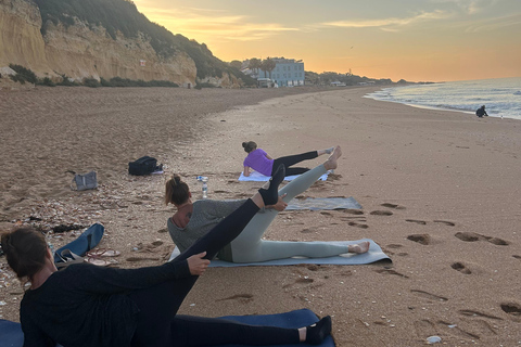 Albufeira: Sunrise Beach Yoga with an Instructor