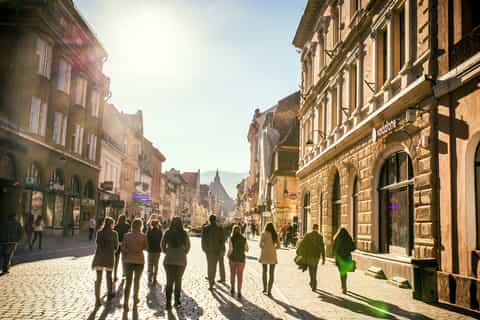 From Bucharest: Dracula Castle, Peles & Brasov Full-Day Trip