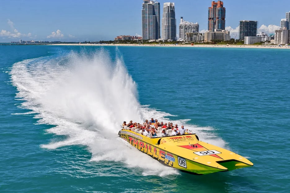 Miami : Visite touristique en bateau à moteur