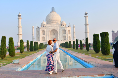 Same Day Taj Mahal and Agra Day Tour from Delhi by Car From Agra: Tour with Air-Conditioned Car, Driver, and Guide