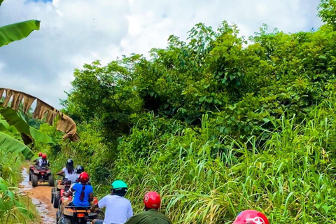 From Accra: ATV, Aburi Gardens, & Waterfalls Trip with Lunch