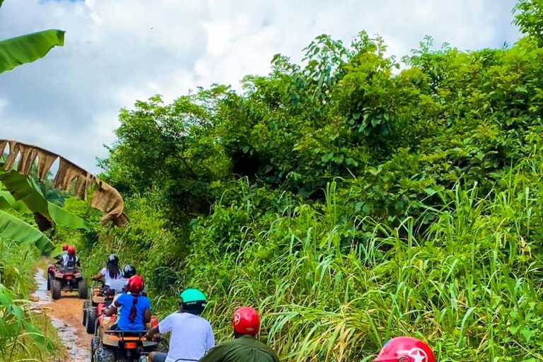 From Accra: ATV, Aburi Gardens, & Waterfalls Trip with Lunch