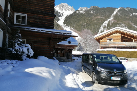 Courmayeur : Excursion à ski d&#039;une journéeCourmayeur 10 heures chauffeur concierge