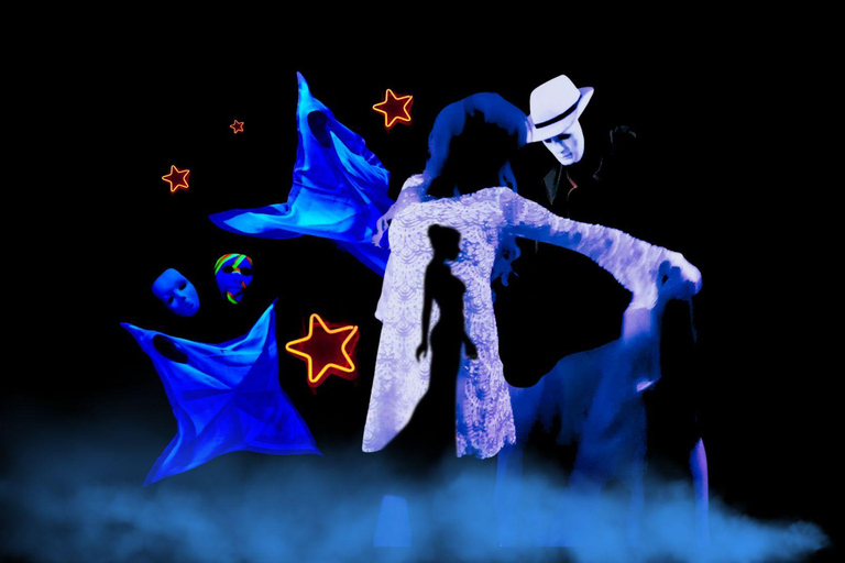 Prague: Underground Black Light Theatre Interactive Show