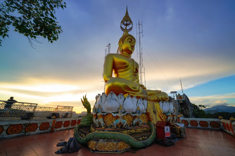 Krabi: Grotta della Tigre, sorgenti termali e tour della giungla della piscina di smeraldoKrabi: tour nella giungla della Grotta della Tigre, delle sorgenti termali e della Piscina