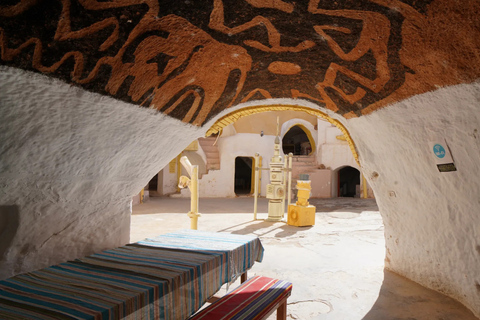 From Djerba: 4WD Sahara Desert Adventure: Ksar Ghilane, Matmata, and Star Wars From Djerba: 4WD Adventure in the Sahara: Ksar Ghilane, Matmata, and Star Wars