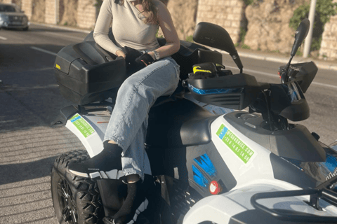 NICE BY ELECTRIC QUAD:panoramic tour from Nice with snack