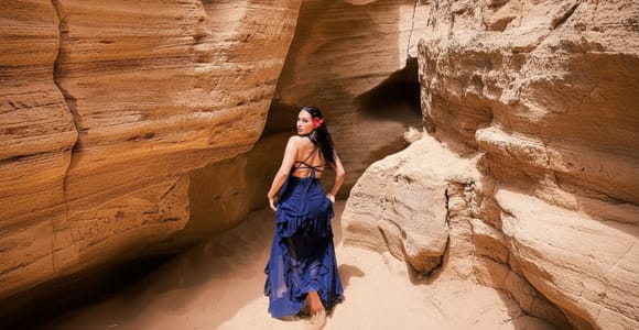 Agadir: Taghazout, Colorful village & Timlaline Desert Trip