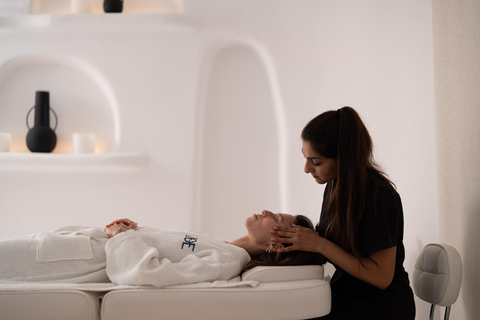 Santorini: Face & Body Massage + Jacuzzi Access