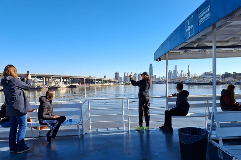 Bike + Boat Tour: Buenos Aires in a Day, North and South Bike + Navigation Tour: Buenos Aires is a day to the North and South (E-bike)