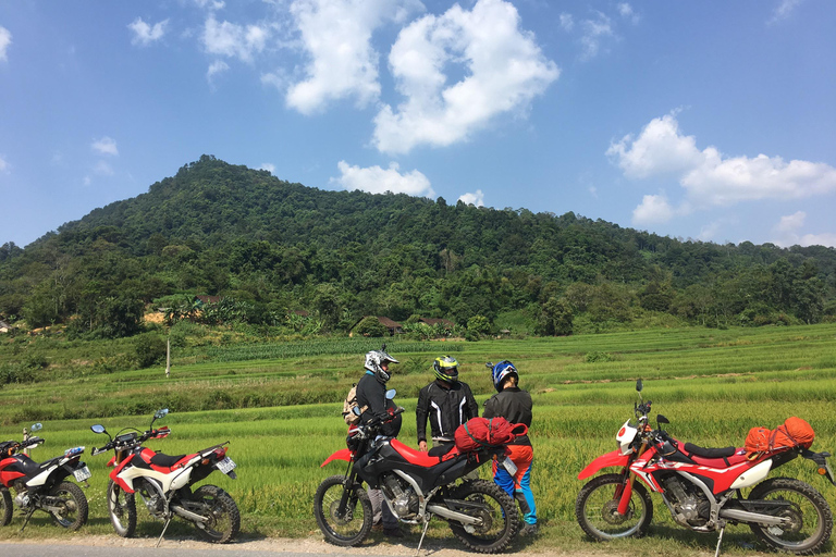 Excursão de motocicleta de 10 dias pela trilha de Ho Chi Minh saindo de Hanói