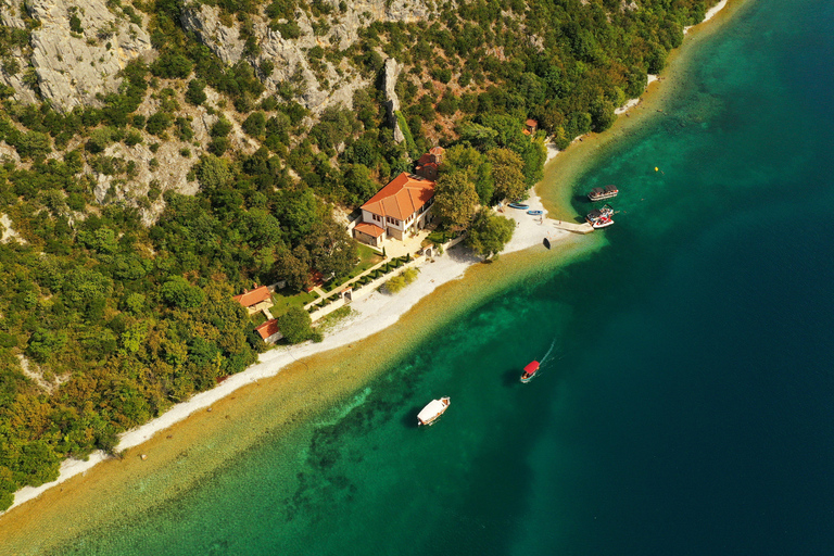 Ohrid: Lake Ohrid Full-Day Boat Tour with Swimming