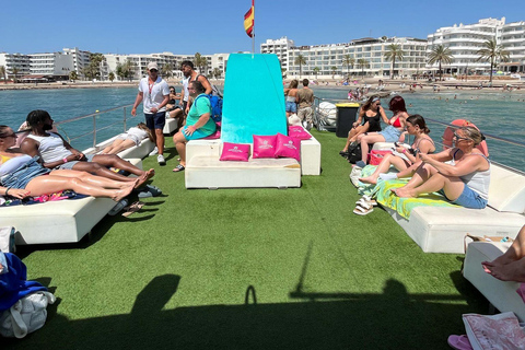 Ibiza: Formentera Cruise with Paella, Open Bar & Swim Stop