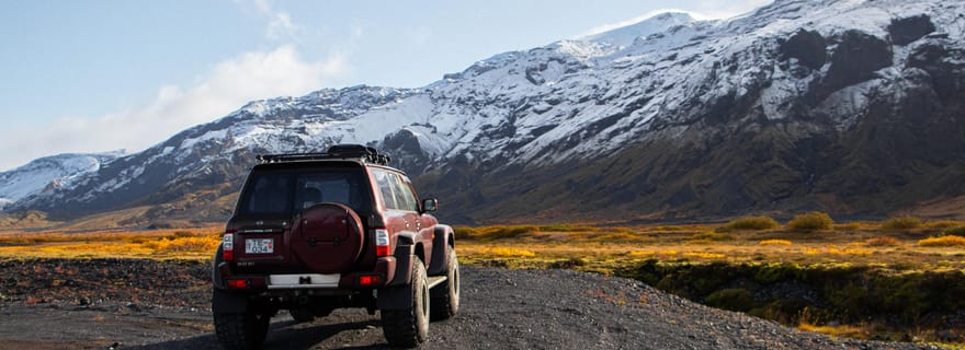 Visite privée en Super Jeep à Þórsmörk