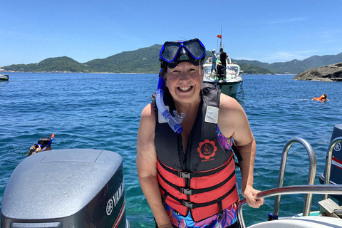 Da Nang/Hoi An : Plongée en apnée dans les îles Cham en bateau à grande vitesseTour en bateau à grande vitesse pour la plongée en apnée dans les îles Cham avec prise en charge