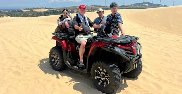 From Ho Chi Minh: Sunrise White & Red Sand Dunes Jeep & ATV